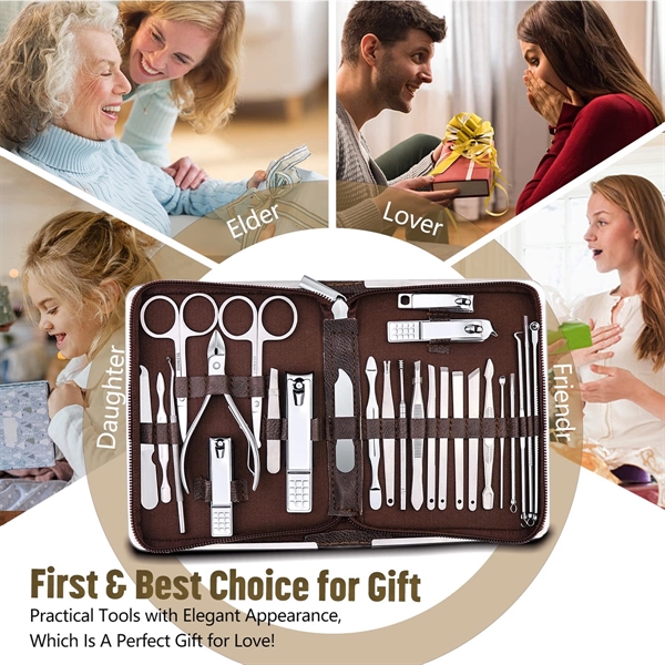 26 Pieces Manicure Kit Professional Nail Clippers - 26 Pieces Manicure Kit Professional Nail Clippers - Image 6 of 6