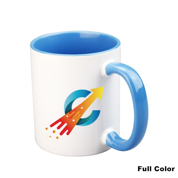 12 OZ Ceramic Sublimation Mug With Inner Color And Handle - 12 OZ Ceramic Sublimation Mug With Inner Color And Handle - Image 4 of 30