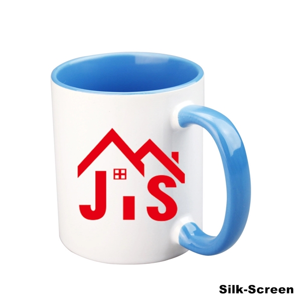 12 OZ Ceramic Sublimation Mug With Inner Color And Handle - 12 OZ Ceramic Sublimation Mug With Inner Color And Handle - Image 5 of 30