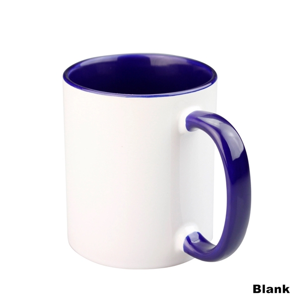 12 OZ Ceramic Sublimation Mug With Inner Color And Handle - 12 OZ Ceramic Sublimation Mug With Inner Color And Handle - Image 9 of 30