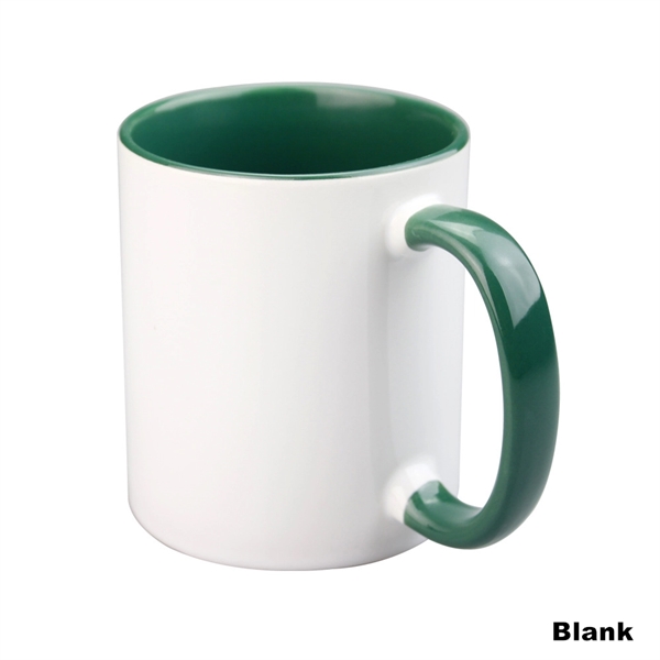 12 OZ Ceramic Sublimation Mug With Inner Color And Handle - 12 OZ Ceramic Sublimation Mug With Inner Color And Handle - Image 12 of 30