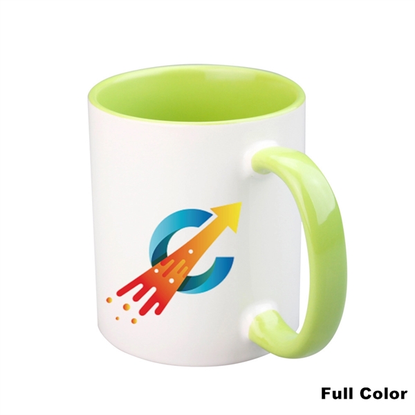 12 OZ Ceramic Sublimation Mug With Inner Color And Handle - 12 OZ Ceramic Sublimation Mug With Inner Color And Handle - Image 13 of 30