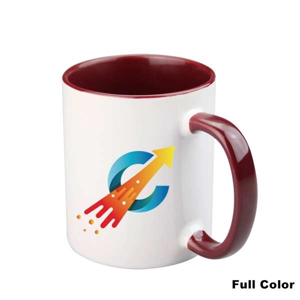 12 OZ Ceramic Sublimation Mug With Inner Color And Handle - 12 OZ Ceramic Sublimation Mug With Inner Color And Handle - Image 16 of 30