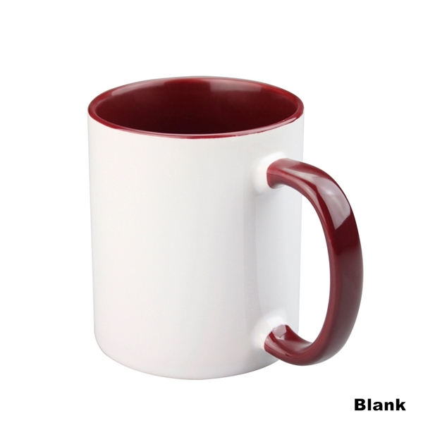12 OZ Ceramic Sublimation Mug With Inner Color And Handle - 12 OZ Ceramic Sublimation Mug With Inner Color And Handle - Image 18 of 30
