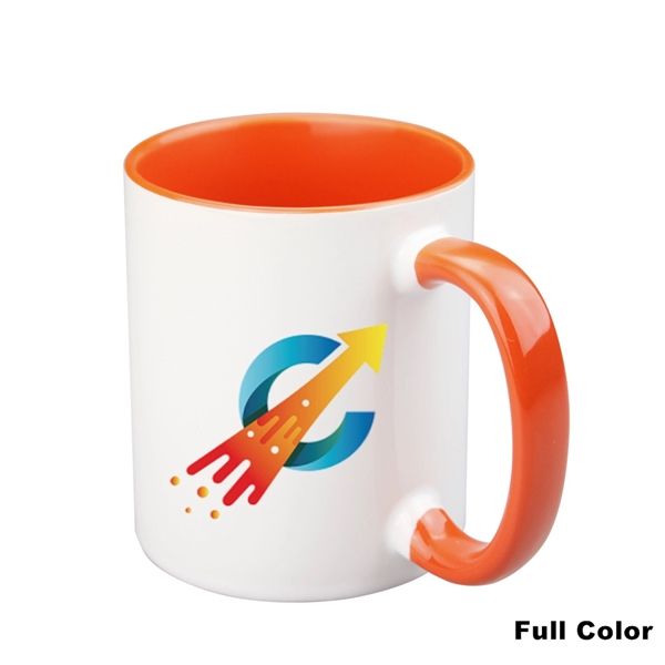 12 OZ Ceramic Sublimation Mug With Inner Color And Handle - 12 OZ Ceramic Sublimation Mug With Inner Color And Handle - Image 19 of 30
