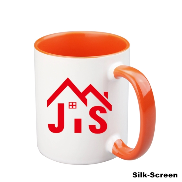 12 OZ Ceramic Sublimation Mug With Inner Color And Handle - 12 OZ Ceramic Sublimation Mug With Inner Color And Handle - Image 20 of 30