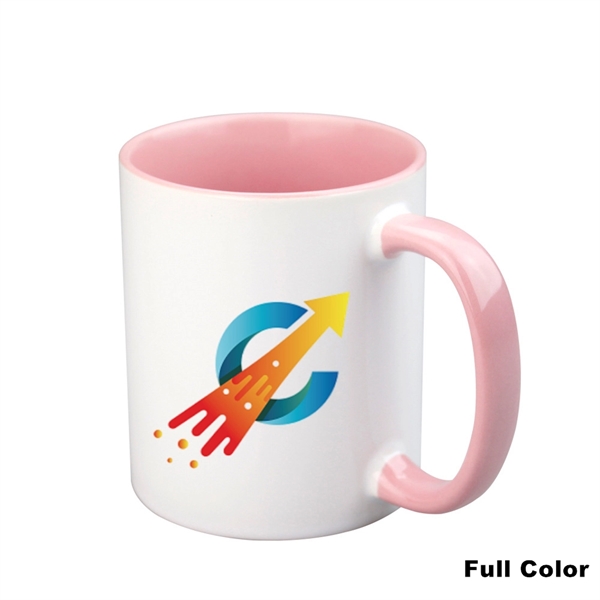 12 OZ Ceramic Sublimation Mug With Inner Color And Handle - 12 OZ Ceramic Sublimation Mug With Inner Color And Handle - Image 22 of 30