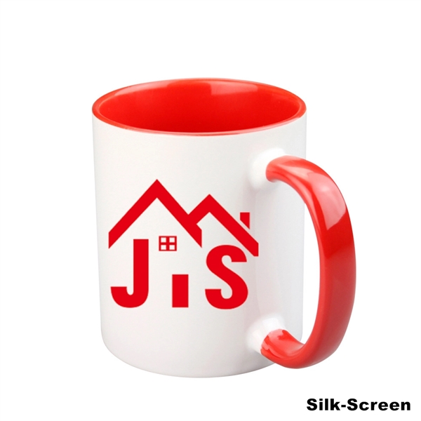 12 OZ Ceramic Sublimation Mug With Inner Color And Handle - 12 OZ Ceramic Sublimation Mug With Inner Color And Handle - Image 26 of 30