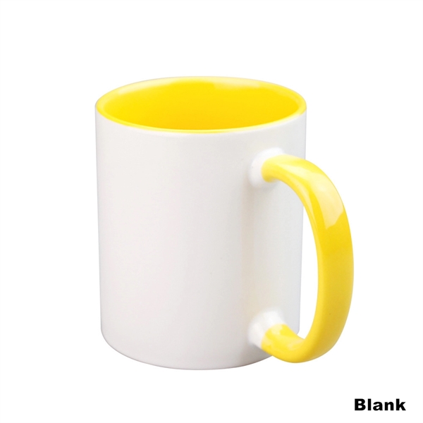 12 OZ Ceramic Sublimation Mug With Inner Color And Handle - 12 OZ Ceramic Sublimation Mug With Inner Color And Handle - Image 30 of 30