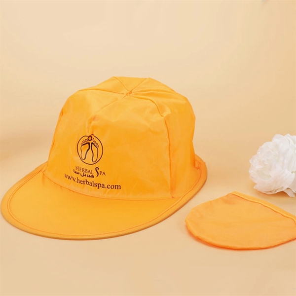 Collapsible Foldable Baseball Hat Or Cap with Pouch - Collapsible Foldable Baseball Hat Or Cap with Pouch - Image 3 of 10