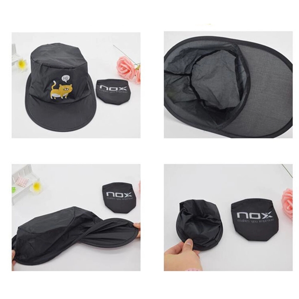 Collapsible Foldable Baseball Hat Or Cap with Pouch - Collapsible Foldable Baseball Hat Or Cap with Pouch - Image 7 of 10