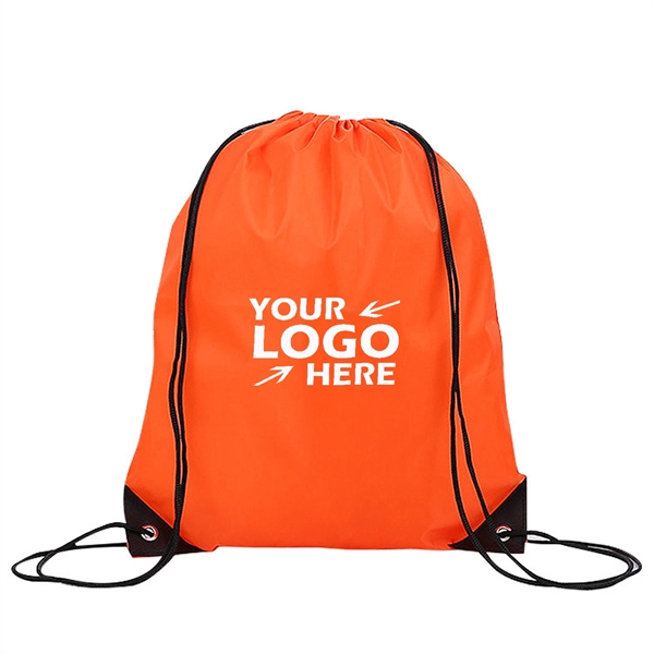 Custom Drawstring Backpack Bag - Custom Drawstring Backpack Bag - Image 0 of 9