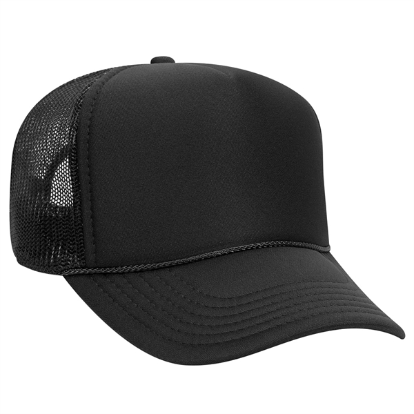 Otto 5 Panel Mid Profile Foam Trucker Hat, Mesh Back - Otto 5 Panel Mid Profile Foam Trucker Hat, Mesh Back - Image 4 of 19