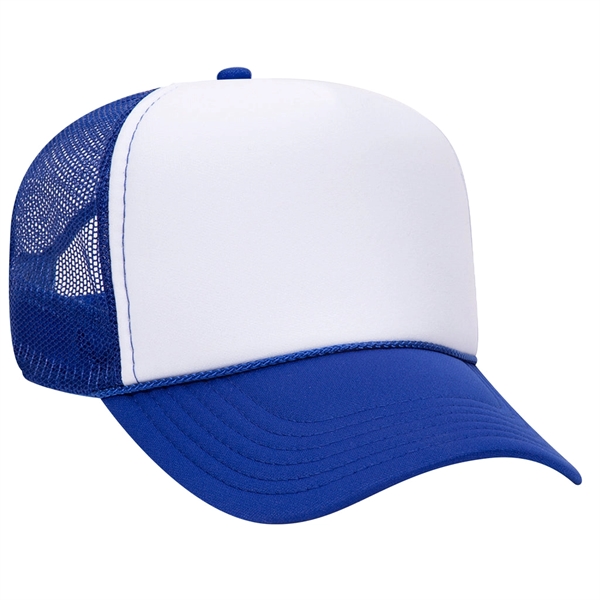 Otto 5 Panel Mid Profile Foam Trucker Hat, Mesh Back - Otto 5 Panel Mid Profile Foam Trucker Hat, Mesh Back - Image 12 of 19