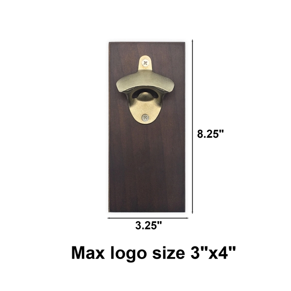 Wall Mounted Magnetic Beer Bottle Opener - Wall Mounted Magnetic Beer Bottle Opener - Image 1 of 2