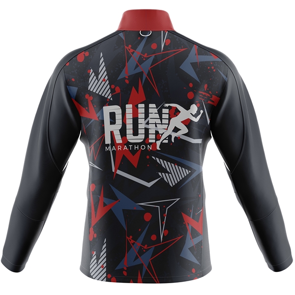 Women's 75D Pique Sublimation Quarter Zipper Turtleneck - Women's 75D Pique Sublimation Quarter Zipper Turtleneck - Image 1 of 1