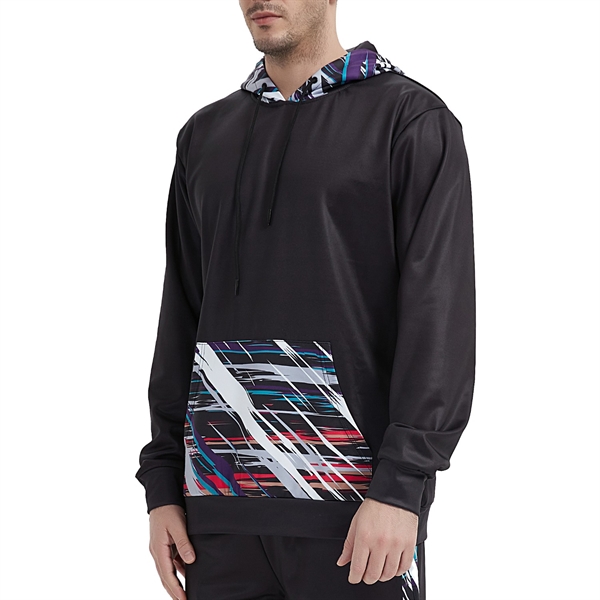 Youth 310 GSM Interlock Fleece Sublimation Pullover Hoodies - Youth 310 GSM Interlock Fleece Sublimation Pullover Hoodies - Image 5 of 5