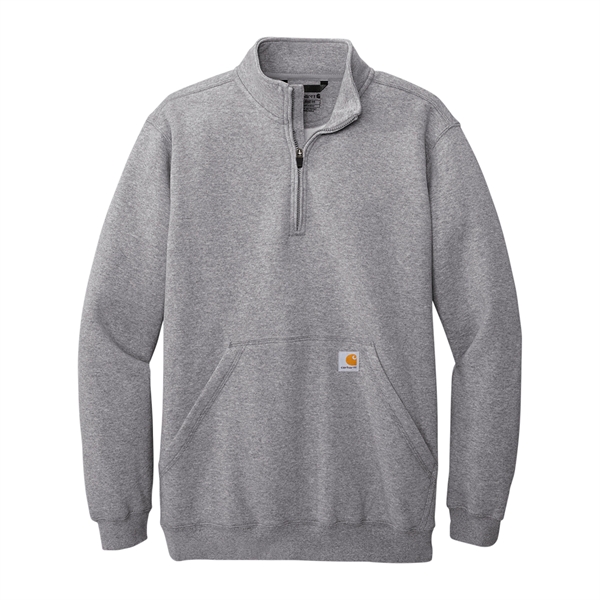 Carhartt® Midweight 1/4-Zip Mock Neck Sweatshirt - Carhartt® Midweight 1/4-Zip Mock Neck Sweatshirt - Image 3 of 4