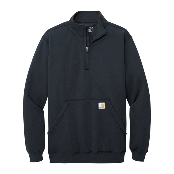 Carhartt® Midweight 1/4-Zip Mock Neck Sweatshirt - Carhartt® Midweight 1/4-Zip Mock Neck Sweatshirt - Image 4 of 4