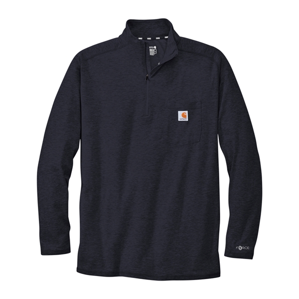 Carhartt Force® 1/4-Zip Long Sleeve T-Shirt - Carhartt Force® 1/4-Zip Long Sleeve T-Shirt - Image 4 of 4