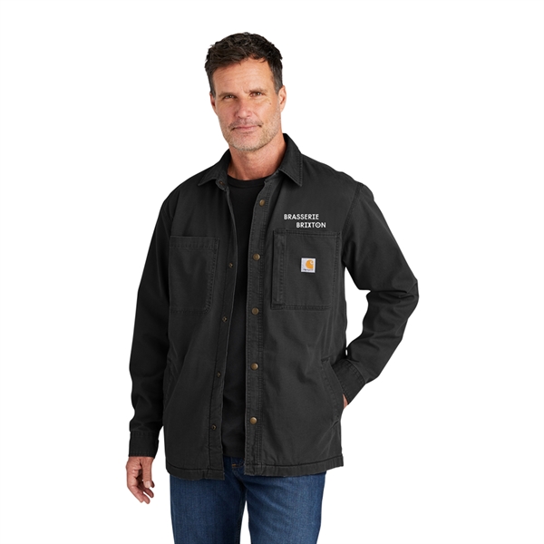 Carhartt® Rugged Flex® Fleece-Lined Shirt Jac - Carhartt® Rugged Flex® Fleece-Lined Shirt Jac - Image 0 of 3