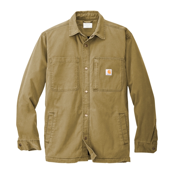 Carhartt® Rugged Flex® Fleece-Lined Shirt Jac - Carhartt® Rugged Flex® Fleece-Lined Shirt Jac - Image 2 of 3