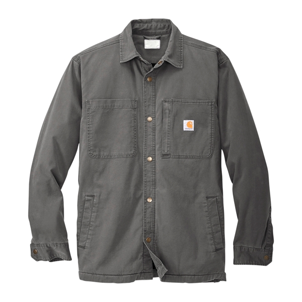 Carhartt® Rugged Flex® Fleece-Lined Shirt Jac - Carhartt® Rugged Flex® Fleece-Lined Shirt Jac - Image 3 of 3