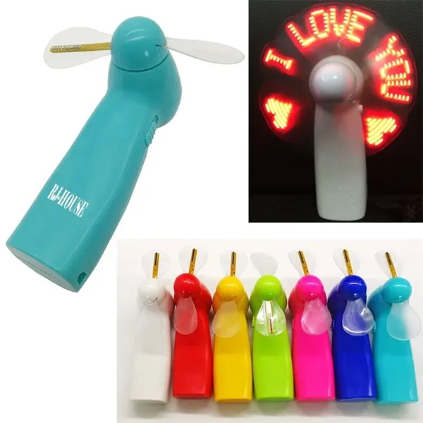 LED Pre Programmed Message Fan - LED Pre Programmed Message Fan - Image 1 of 1