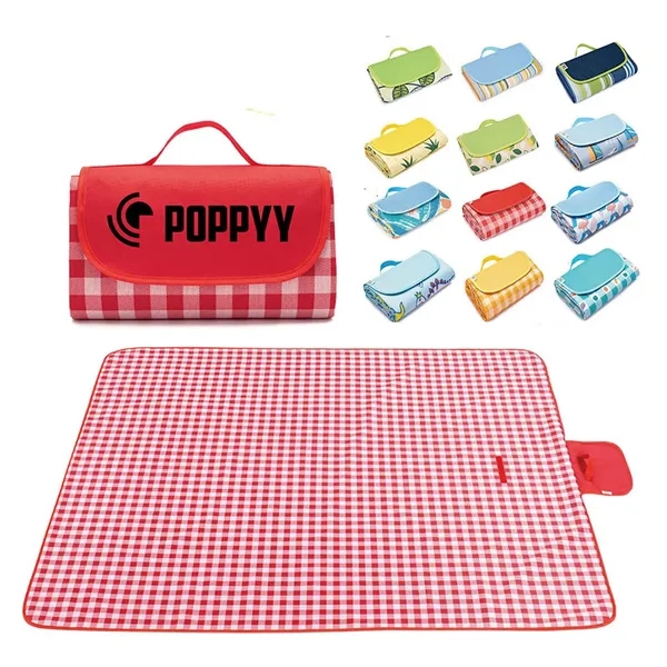 Customized Foldable Beach Picnic Blanket - Customized Foldable Beach Picnic Blanket - Image 1 of 1