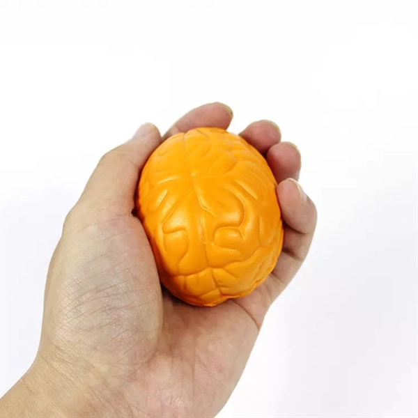 Brain-Shaped Stress Reliever Ball - Brain-Shaped Stress Reliever Ball - Image 0 of 1