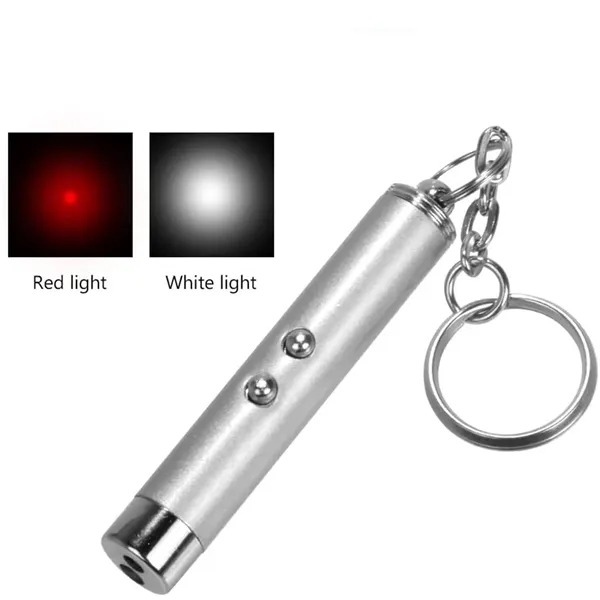 Mini Pet Laser Pointer Flashlight Keychain - Mini Pet Laser Pointer Flashlight Keychain - Image 1 of 1