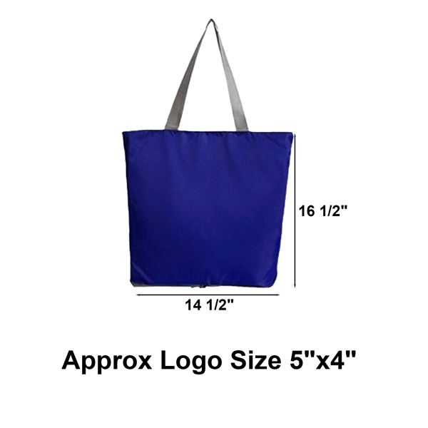 Lightweight Packable Foldable Grocery Reusable Shopping Bag - Lightweight Packable Foldable Grocery Reusable Shopping Bag - Image 1 of 4