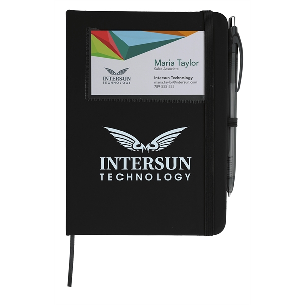 Value Card Pocket Notebook with Element Slim Pen - Value Card Pocket Notebook with Element Slim Pen - Image 1 of 11