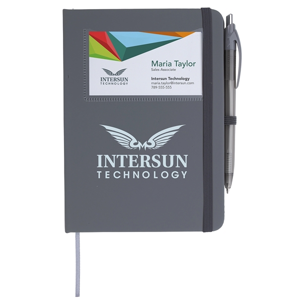 Value Card Pocket Notebook with Element Slim Pen - Value Card Pocket Notebook with Element Slim Pen - Image 2 of 11