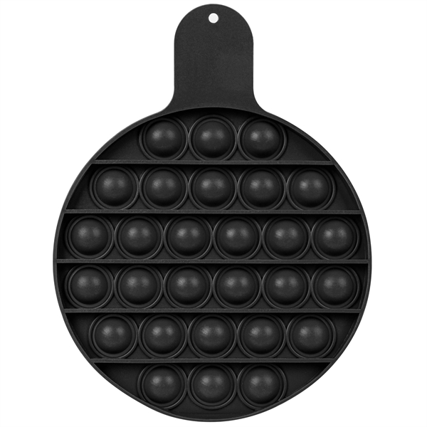Round Fiddle Popper Silicone Sensory Toy