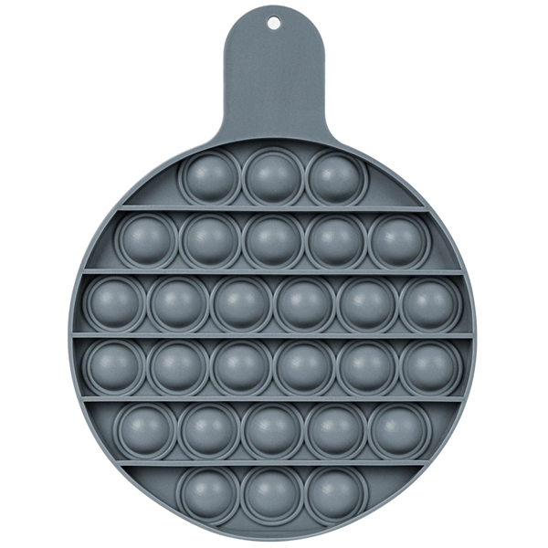 Round Fiddle Popper Silicone Sensory Toy