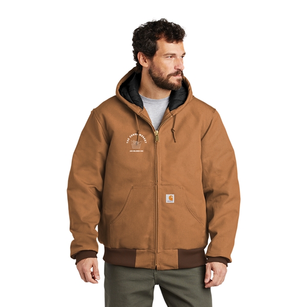 Carhartt® Tall Quilted-Flannel-Lined Duck Active Jac - Carhartt® Tall Quilted-Flannel-Lined Duck Active Jac - Image 0 of 2