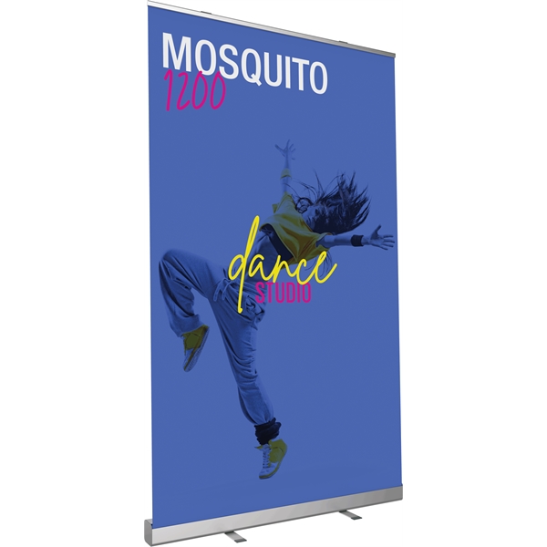 Mosquito 1200 Silver Banner Stand - Mosquito 1200 Silver Banner Stand - Image 0 of 2
