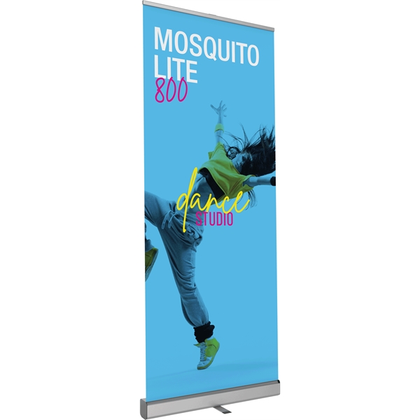 Mosquito Lite Silver Retractable Banner Stand - Mosquito Lite Silver Retractable Banner Stand - Image 0 of 2