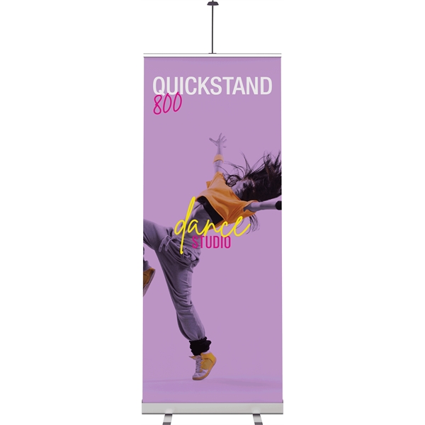 Quickstand Silver Retractable Banner Stand - Quickstand Silver Retractable Banner Stand - Image 1 of 2