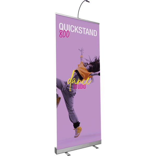 Quickstand Silver Retractable Banner Stand - Quickstand Silver Retractable Banner Stand - Image 0 of 2