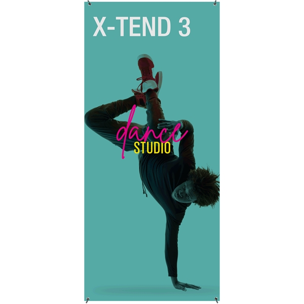 X-Tend 3 Spring Back Banner Stand - X-Tend 3 Spring Back Banner Stand - Image 1 of 2