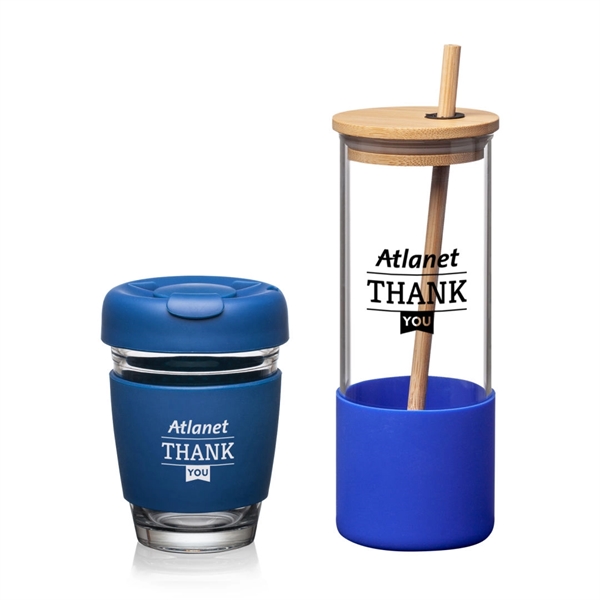 Shantiro Borosilicate Tumbler Set - Shantiro Borosilicate Tumbler Set - Image 3 of 6