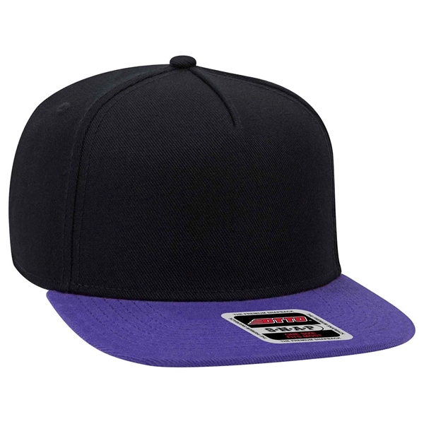 Otto 5 Panel Mid Pro Snapback Hat - Otto 5 Panel Mid Pro Snapback Hat - Image 1 of 8