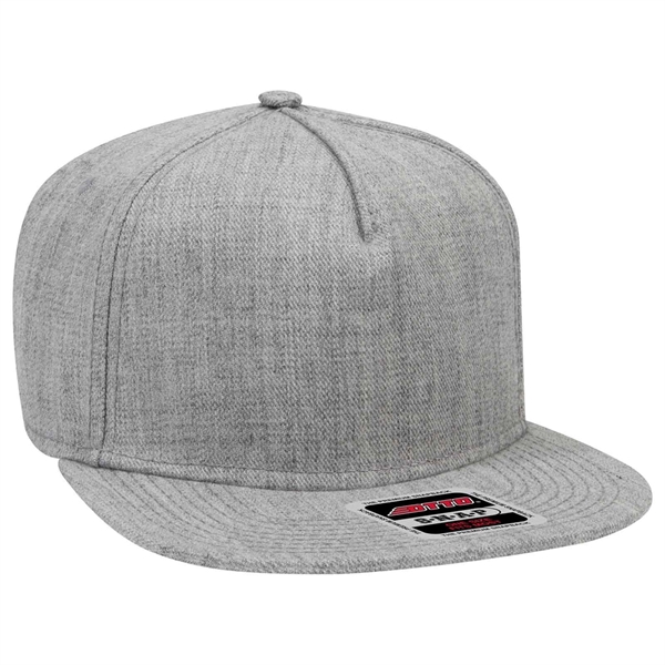 Otto 5 Panel Mid Pro Snapback Hat - Otto 5 Panel Mid Pro Snapback Hat - Image 4 of 8