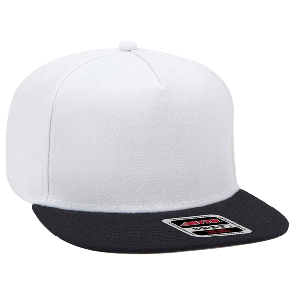 Otto 5 Panel Mid Pro Snapback Hat - Otto 5 Panel Mid Pro Snapback Hat - Image 7 of 8