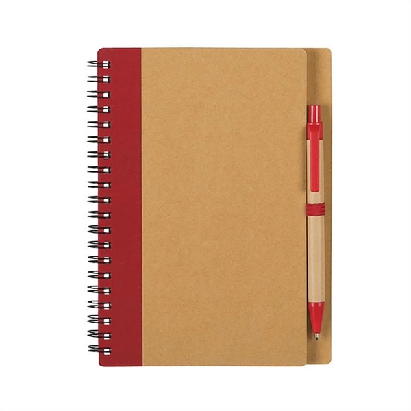 Kraft Paper Cover Lined Spiral Notebook - Kraft Paper Cover Lined Spiral Notebook - Image 1 of 7