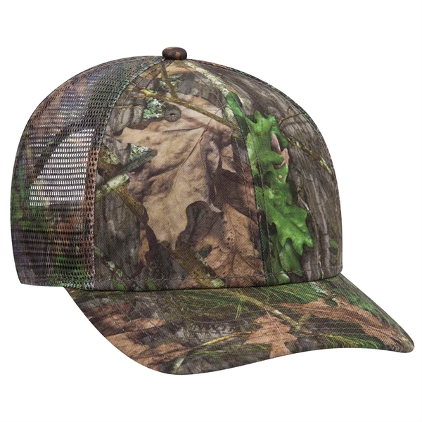 Otto Mossy Oak Camouflage, 6 Panel Low Pro Mesh Back Cap - Otto Mossy Oak Camouflage, 6 Panel Low Pro Mesh Back Cap - Image 3 of 6