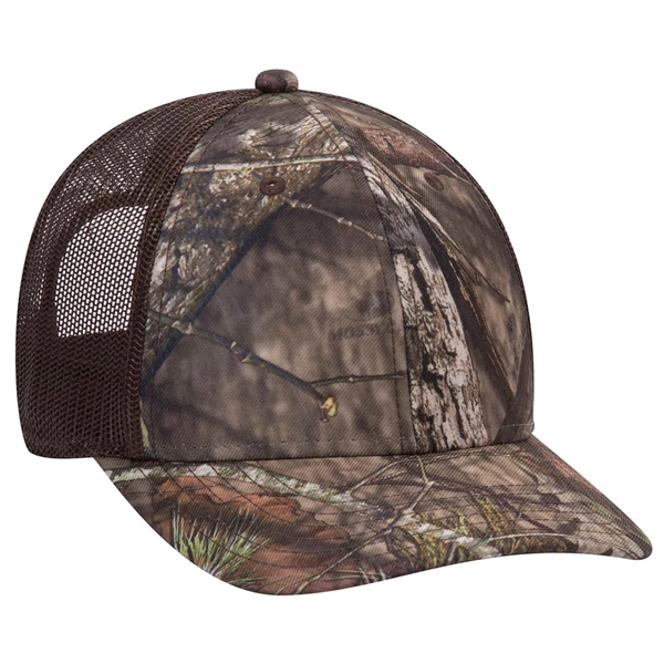 Otto Mossy Oak Camouflage, 6 Panel Low Pro Mesh Back Cap - Otto Mossy Oak Camouflage, 6 Panel Low Pro Mesh Back Cap - Image 4 of 11