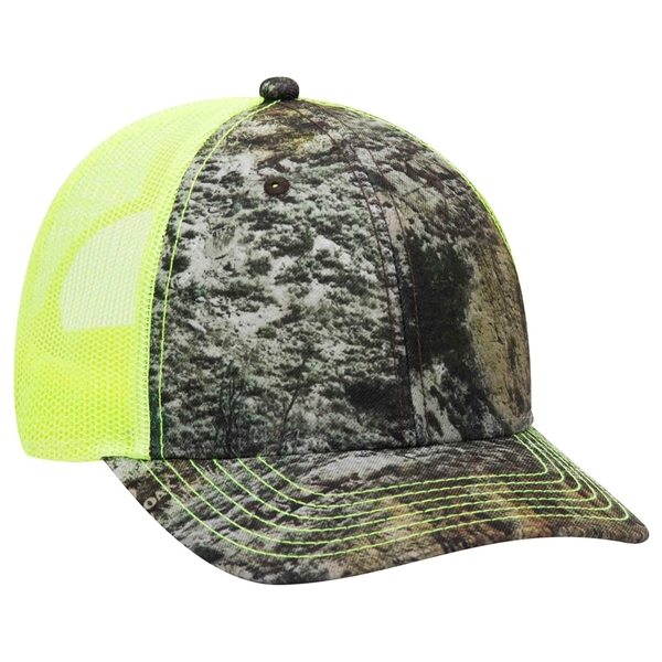 Otto Mossy Oak Camouflage, 6 Panel Low Pro Mesh Back Cap - Otto Mossy Oak Camouflage, 6 Panel Low Pro Mesh Back Cap - Image 10 of 11